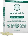QUALIA LIFE SCIENCES Senolytic Supplement, Fisetin, Quercetin, Piperlongumin & More, Aging Supplement - Supports Optimal Hücre Onarım & Rejuvenation, Doğal Eliminate Zombie Hücreleri, 1 Ay Supply