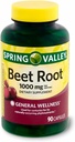 Spring Health Valley Beet Root Diyetary Supplement, 1000 mg, 90 Count + Your Vitamin Guide©