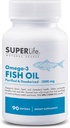 Omega-3 Fish Oil - 1000 mg Καθαρισμένο & Αποσμημένο από Άγρια Παγωμένα Ψάρια με EPA & DHA Λιπαρά Οξέα 