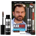 Blackbeard for Men Instant Beard Color – All Day Beard, Mustache, Eyebrow, and Sideburns Color – Προσωρινή, Hypoallergenic Beard Dye Εναλλακτική – Μέχρι 45 εφαρμογές – Dark Brown, 1 Pack