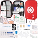 Mini Travel First Aid Kit, Emergency Kit with 201ffordable First Aid Materials and Water Compact Bag, Home Car Office Camping Hiking Medical Kit