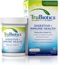 TruBiotics & Immune Health, Supports Regularity & Helps Relieve Abdominal Discomfort, Gas & Bloating, 2 Klinik olarak Studied Probiyotik Strains, Plus Prebiyotiks, 30 Capsules