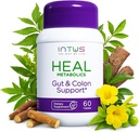 Intus Heal Colon Cleanse ve Gut Health Supplement for Women – Ayurvedic Detox Digestive Health – Gut Detox Kadınlar için - 60 Tabletler