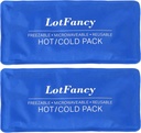 LuFancy Buz Paketi Injuries, Pack of 2, FSA HSA Eable, Reusable Hot Cold Pack for Terapi, Soğutma veya Isıtmalı İlk Yardım için, Back Omuz Baş Ayakları Ağrısı Yardımı, 11 x 5 Inches