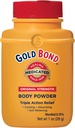 GOLD BOND Talc-free Φάρμακο αρχική δύναμη σώμα σε σκόνη Travel Μέγεθος, 1 Oz (4 συσκευασία)