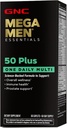 GNC Mega Men One Daily 50 Plus Multivitamin, Science-Backed Formula for General Wellness, Prostate and Circulatory Support and Immune Health, 60 Count