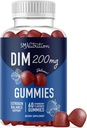 DIM Gummies | 200 mg | Hormon Dengeleri PMS, Menopause, Hormonal Acne & More | Estrogen Balance & Detox for Women and Men | with 50mg Beet Root for Antioksi Support | Gluten-Free | 60ct.