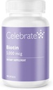 Γιορτάστε Biotin 5.000 mcg - 90 κόμης