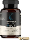 TERRA ORIGIN Health Gut reset PM | 60 Veggie Capsules | Natural Sleep Aid Supplement for Sleep & Wake Cycles | GABA, L-Tryptophan, Melatonin, L-Glutamine, Licorice Root, Terpery Elm Root