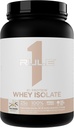 Κανόνας 1 Φυσικά αρωματισμένη πρωτεΐνη R1 Whey Isolate - Clean Formula with 25g Protein & 6g BCAA Αποκλειστικά απομονωμένες & υδρολυμένες πηγές για την αποκατάσταση προπόνησης (1.7 Λίρες*, Pure Vanilla)