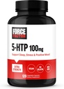 FORCE FACTOR 5HTP Sleep Aid and Mood Support Supplement, Extra Strength 5 HTP, Natural Sleep Supplement for Adults to Support Calm and Stress Balance, Vegan, Non-GMO, 120 Κάψουλες
