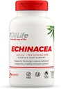 Κάψουλες Echinacea Full Life - Φυτικά συμπληρώματα διατροφής - Συμπλήρωμα υποστήριξης ανοσοποιητικών - Echinacea Purpurea Χάπια για γυναίκες και άνδρες -Kosher, Χωρίς γλουτένη - 90 κάψουλες λαχανικών