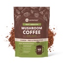 360 Beslenme Anında Mushroom Coffee with Chaga Superfood Mushroom and Prebiyotiks, Probiyotiks for Gut Health, and Focus Support | Dark Roast, No Eklenme Sugar 5 oz (Gut Mix)