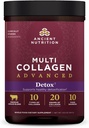 Αρχαία διατροφή Advanced Multi Collagen Protein Powder Cleanse & Detox, Unflavored, 36 υπηρεσίες