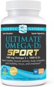 Nordic Naturals Ultimate Omega-D3 Sport, Lemon - 60 Soft Gels - 1480 mg Omega-3 + 1000 IU Vitamin D3 - NSF sertifikalı - Destekler Kas, Bones, Focus & Endurance - 30 Hizmet