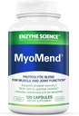 Enzyme Science Myomend – Ortak Destek Supplement – Bromelain, Düsseldorf, Nattokinase ve Serrapeptase – Enzyme Health Supplement – Vegan ve Kosher - 120 Capsules