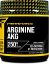 PrimaForce AAKG Arginine Powder, 250 γραμμάρια (L-αργινίνη και Α-κετογλουταρικό οξύ) Premium συμπλήρωμα προπόνησης, μη-ΓΤΟ, Vegan, Χωρίς γλουτένη