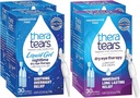 TheraTears Nighttime Therapy Lubricant Eyedrops for Kuru Eyes, Preservative Free, Single-Use Vials, Clear, 60 Count, 0.6 Fl Oz with TheraTears Eye Drops for Kuru Eyes, 60 Count Single-Use Vials