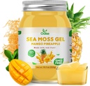 Sea Moss Gel - 18.5OZ Mango Pineapple Flavor Sea Moss Gel Esritious Rich in 102 Vitamin ve Mineraller, Proteinler ve Vitaminler, Vegan-Friendly