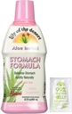 The Desert Stomach Formula, Organik Aloe Vera Juicepery Elm, Chamomile, Peppermint ve Ginger for Gut Health, Acid Reflux, Heartburn Relief, 32 Oz, Gelly Sachet dahil.
