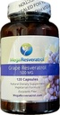 Mega Resveratrol Red Grape Skin, Piceid Resveratrol, Water- Soluble/High Aπορρόφηση/Boosts Nitric Oxide. 500mg ανά κάψουλα. Πιστοποιημένη καθαρότητα. ΟΧΙ Τοξικά “ανενεργά” συστατικά. Κέτο, Βέγκαν, μη ΓΤΟ.
