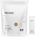 ProMix Beslenme Kreatine Monohidrat Seyahat Paketleri, Erkekler ve Kadınlar için 5g, Destekler Kas Büyüme ve Kurtarma, Vegan - 30 Hizmet