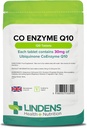 Συνένζυμο Q10 30mg (Co- Q10) 120 δισκία από Lindens