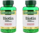 Σετ 2 Nature's Bounty® Biotin 5000 mcg, 150 Softgels