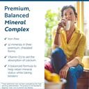 Araştırmalı Beslenme Core Minerals - Demir-Free Multi Minerals Supplement with Vitamin D3 & Trace Minerals to Support Bone Strength, Thyroid & Brain Health (120 Capsules)