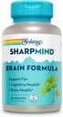 SOLARAY SharpMind Brain Support Formula - Nootropic Brain Supplements - Ginkgo Biloba ile Biloba - 60 Günlük Garanti, 60 Hizmet, 60 VegCaps