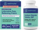 WELMATE Recovery Sche: sodyum Chloride Tabletler, 300ct + 4% Lidoka Numbing Patch 30 ctt