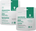 Serotonin ve Dopamine Supplements | Mood Support Supplement – 2Month Supply | Serotonin Supplement 5-HTP + Dopamine ATM Tyrosine | Natural Moodfuns