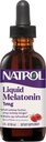 Natrol Liquid Melatonin 1 mg, συμπλήρωμα μελατονίνης ενηλίκων για την πτώση του ύπνου ταχύτερη και να μείνετε περισσότερο ύπνο, αφύπνιση Αναζωογονηθεί, 2 OZ Berry-Flavored υγρό, 15 εξυπηρετούν