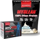 Myogenix Myovite Multivitamin & Myolean Vanilla Whey Protein Sche – 40g High-Protein Whey ile Günlük Beslenme - Enerjiyi Destekleyin, Kas Büyüme ve Kurtarma