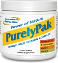 NORTH AMERICAN HERB & SPICE Purely Pak - Tüm Gıda Vitamini Tamam Planı - A, B Kompleksi, C, D, E & Omega 3-6-9 - kolayca Absorbable - Non-GMO - 14-Day Supply