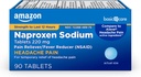 Temel Bakım Baş ağrısı Ağrısı Naproxen sodyum Tabletleri 220 mg, Ayrıca Relieves Arthritis, Muscular Aches, Backache, Menstrual Cramps and Toothache, 90 Count