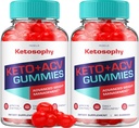 (2 Pack) Keto Sophy Keto ACV Gummies - Gelişmiş Kilo Kayıpları Kefil Vinegar ketSophy ACV Gummies Kilo Yönetimi Diyetsel Tamam Yorumlar Erkekler Kadınlar (120 Gummies)