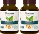 Himalaya Turmeric 95 Supplement with Curcumin/Curcuminoids, Ortak ve Kas Desteği, Mükemmel Flexability and Mobility, 600 mg, Non-GMO, Vegan, Gluten Free, 60 Capsules, 2 Pack, 60 Day Supply