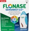 Flonase Sensimist Anti-Drowsy için Nasal Sprey, 24 Saat Multi-Symptom Antivirüs Yardımı – 120 Spreys