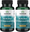 Swanson N-Acetyl D-Glucosamine - Doğal Supplement Ortaklar Destek ve Gastrointestinal Sağlık - Doğal Formula Sağlıklı Kartilage Destek - (60 Veggie Capsules, 750 mg Her) (2 Pack)