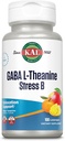 KAL GABA L-Theanine Stress B Lozenge, B Complex Vitamin Supplement, Healthy Relaxation, Mood & Focus Support, Φυσικό Mango Tangerine Flavor, Vegan, 50 Υπηρεσίες, 100 Lozenges
