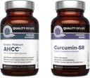 Quality of Life Kinoko Platinum AHCC Mushroom Extract and Microactive Curcumin SR - Immune Bundle