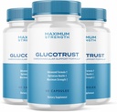 Κιβωτός Labs (3 Συσκευασία) Glucotrust Advanced Formula Συμπληρωματικές κάψουλες - Gluco Trust Max Καψάκια μέγιστης αντοχής χάπια συμπλήρωμα στήριξης (180 κάψουλες)