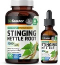 BIO KRAUTER Nettle 250 Capsules & Sting Nettle Tincture 2 Fl. Oz.