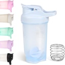 D.Y.A 16oz Shaker Şişe,Leakpre Sports Shaker Cups for Protein Shakes,Shaker Şişe for Pre Workout and Travel To Go,BPA Free & Easy Clean Protein Shaker Şişe,Blue
