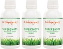 Dr Wheatgrass (Pack of 3) Supershots (30 Day Supply) - Εκχύλισμα Wheatgrass σε ένα μπουκάλι, ισχυρότερη από φρέσκο χυμό και σκόνη Wheatgrass