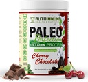 Stevia olmadan Collagen protein Tozu - Karrot Broccoli Apple Fiber ile Kadınlar için GMO Collagen Tozu - Paleo Hua 300 Grass Fed Beef Protein Toz & Superfood Mix by Autoimmune