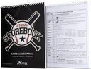 Murray Sporting Goods Beyzbol & Softball Scorebook - 35 Games Score Book - Puan Stats için Kitabı - Adult, Youth, Little League Softball Scorebook for Scorekeepers