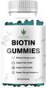 Biotin Gummies, Hair, Skin ve Nails Gummies - Kadın ve Erkekler için Vegan Biotin Vitaminleri (1)