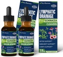 Clevers Lymphatic Drainage Drops for Lymph Detox Cleanse, Gotas de Equinacea y Diente de Leon para Drenaje Linfatico, Lymphome Support Formula with Echinacea, Χρήση με εργαλείο μασάζ.